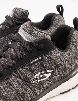 Deportivo Skechers 88888400 BKGY de mujer.