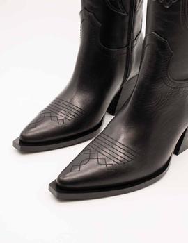 Bota Vienty 11.620/18 Given piel negro de mujer.