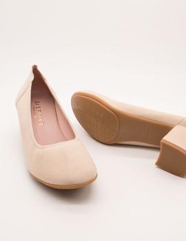 Bailarina Sabrinas 34830 Ante Beige de mujer.