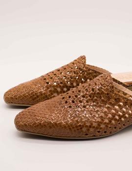 Manoletina Kess 22905 cuoio trenzado de mujer.