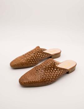 Manoletina Kess 22905 cuoio trenzado de mujer.