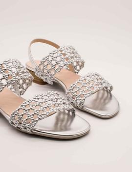 Sandalia Kess 21107 silver TR. soleil de mujer.