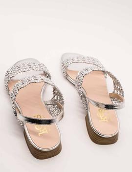 Sandalia Kess 21107 silver TR. soleil de mujer.