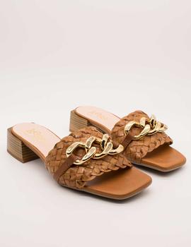 Sandalia Kess 22691 cuoio picnic de mujer.