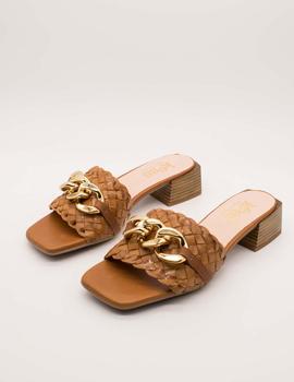 Sandalia Kess 22691 cuoio picnic de mujer.