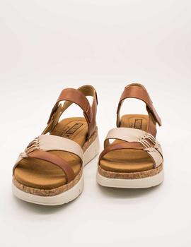 Sandalia Pikolinos W4N-0968C1 Marfil-Bra de mujer.