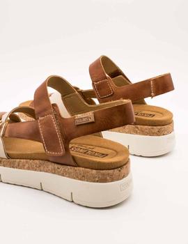 Sandalia Pikolinos W4N-0968C1 Marfil-Bra de mujer.