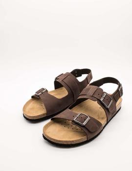 Sandalia Geox U159VA Ghita dk coffee de hombre.