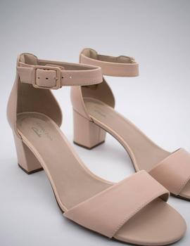 Sandalia clarks deva mae blush leather