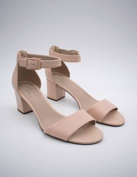 Sandalia clarks deva mae blush leather