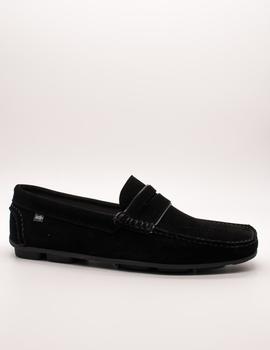 Zapato Soler & Pastor 470 afelpado negro de hombre.