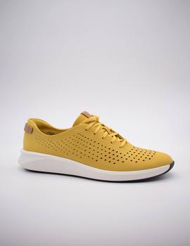 Zapato UN RIO TIE YELLOW NUBUCK