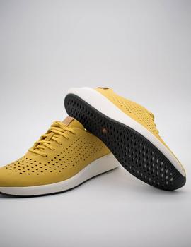 Zapato UN RIO TIE YELLOW NUBUCK