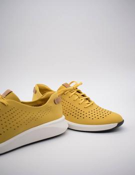 Zapato UN RIO TIE YELLOW NUBUCK