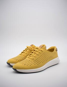 Zapato UN RIO TIE YELLOW NUBUCK