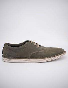 Zapato Clarks forge vibe olive suede