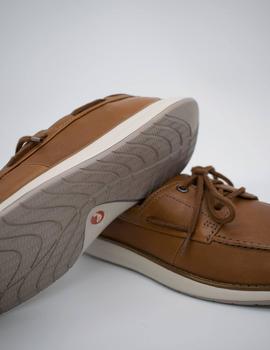 Zapato UN PILOT LACE TAN LEATHER