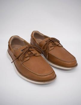 Zapato UN PILOT LACE TAN LEATHER