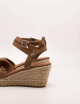 Sandalia TOMMY HILFIGER feminine low wedge de mujer