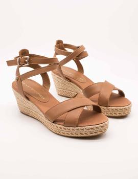 Sandalia TOMMY HILFIGER feminine low wedge de mujer