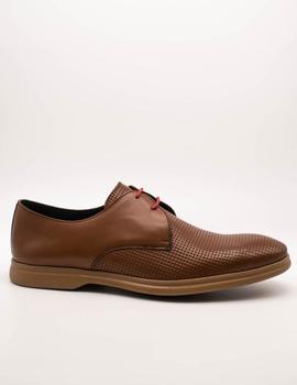 Zapato  Keep Honest 16067 picado cruces tabaco de hombre