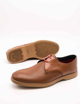 Zapato  Keep Honest 16067 picado cruces tabaco de hombre