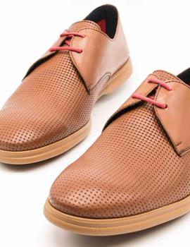 Zapato  Keep Honest 16067 picado cruces tabaco de hombre