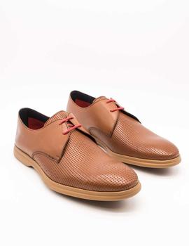 Zapato  Keep Honest 16067 picado cruces tabaco de hombre