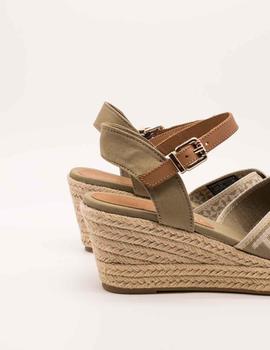 Sandalia TOMMY HILFIGER webbing low de mujer