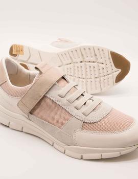 Deportivo Geox D25F2A Sukie off white/lt pink de mujer