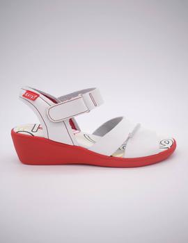 Sandalia clamp marlo apache white