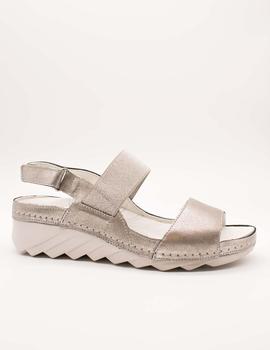 SANDALIA Romika  36811-49-730 SALEM PLATIN de mujer