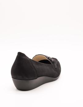 Zapato Sabrinas 74007 nobuk negro de mujer