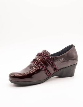 Zapato Sabrinas 60013 charol 15 burdeos de mujer