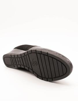Zapato Sabrinas 69014 nilo ante negro de mujer