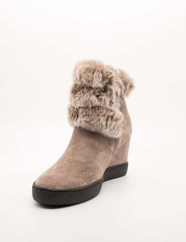 Botin Sacha London ULU1 Ante Taupe de mujer de mujer