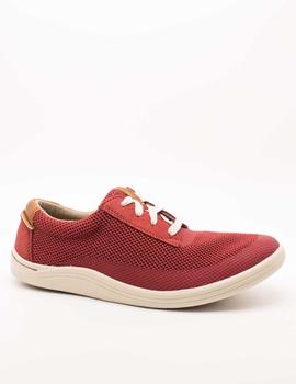 Deportivo Clarks Mapped edge rojo de hombre