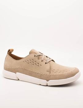 Zapato Clarks Trifi Lace sand nubuck de hombre