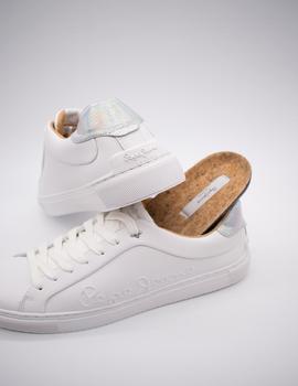 sneaker pepe jeans adams logo white