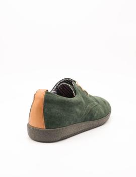 Zapato Angel Infantes 12060 VELOUR VERDE de hombre