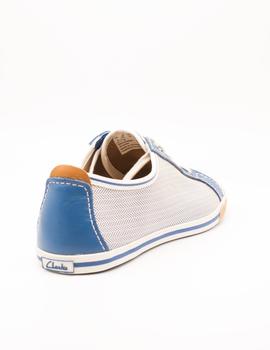 Zapato Clarks MEGO LACE BLUE COMBI de hombre