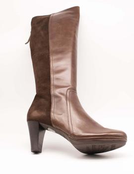 Bota Wonders 3380 marrón de mujer