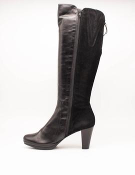 Bota Wonders 3380 negro de mujer