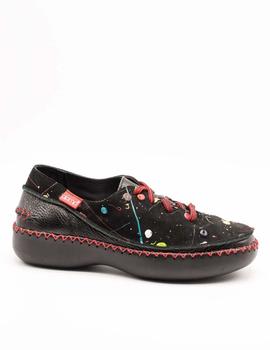 Zapato Clamp 15cricket black splash de mujer