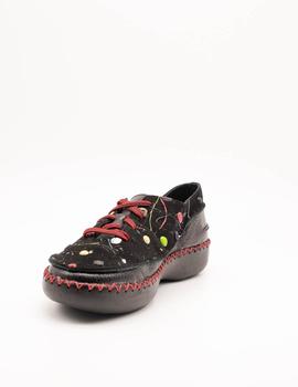 Zapato Clamp 15cricket black splash de mujer