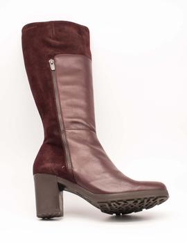 Bota Wonders 5308 burdeos de mujer