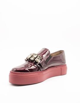 Zapato Wonders A-6603 cereza de mujer