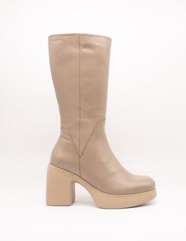 Bota Wonders H-4922 ISEO TAUPE de mujer