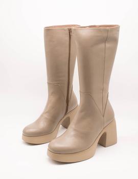 Bota Wonders H-4922 ISEO TAUPE de mujer