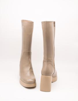 Bota Wonders H-4922 ISEO TAUPE de mujer